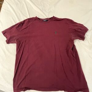 Ralph Lauren Maroon Short Sleeve Tee